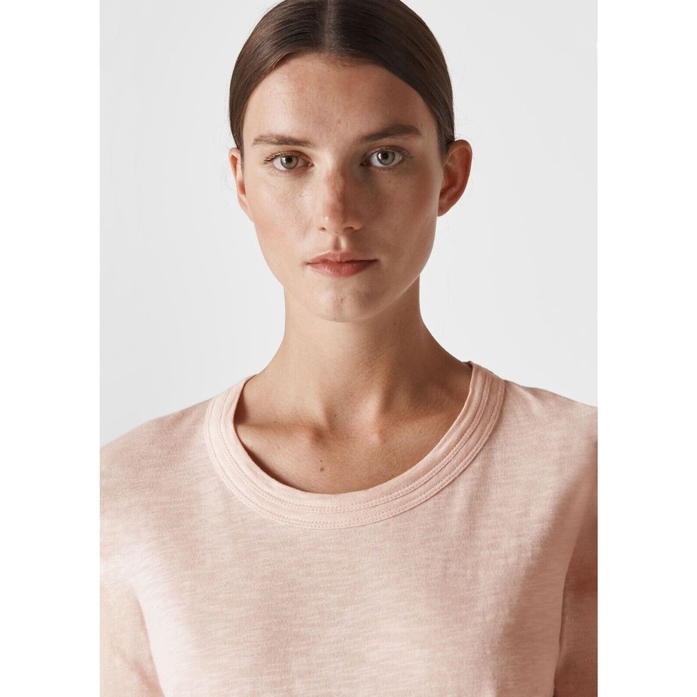 WHISTLES Womens Rosa Double-Trim‎ T-Shirt